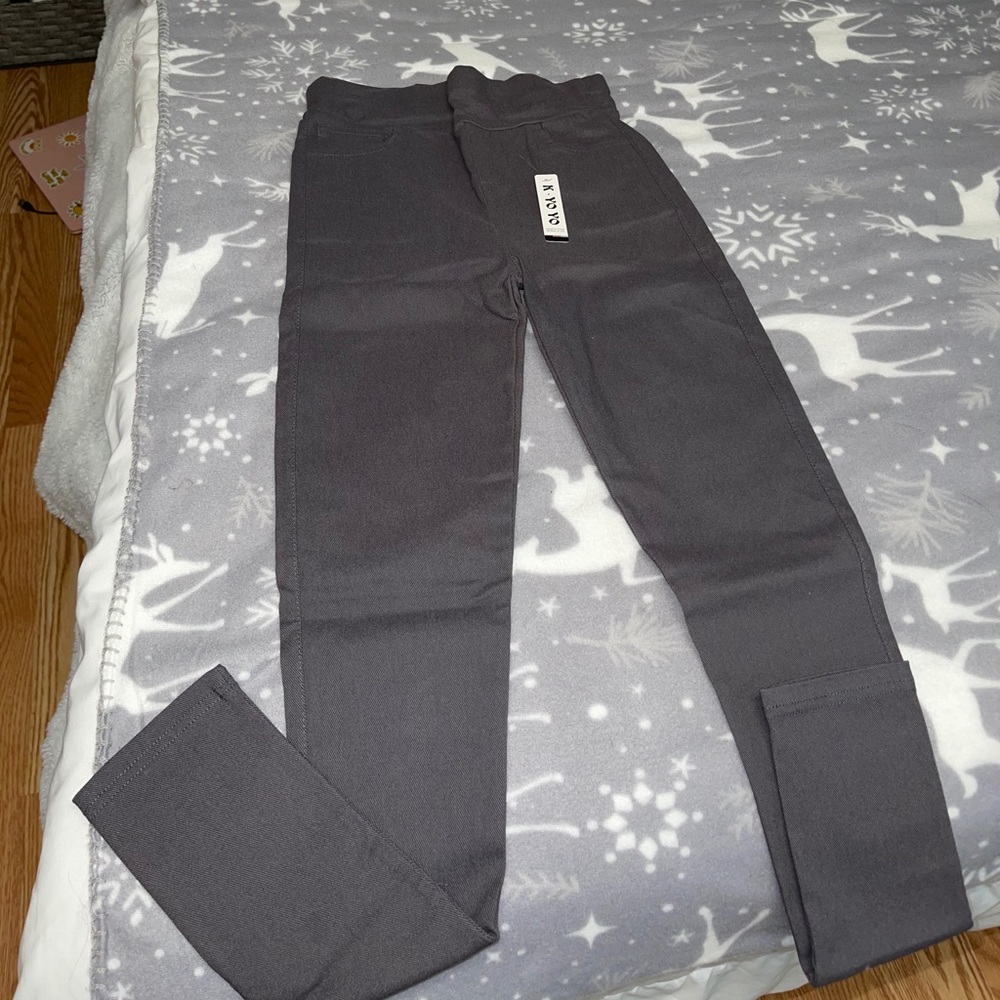 Jean/leggings Dark Gray!
